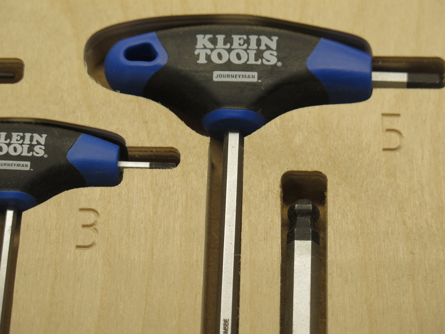 Toolbox Organizer for Klein Tools T-Handle Hex Wrenches