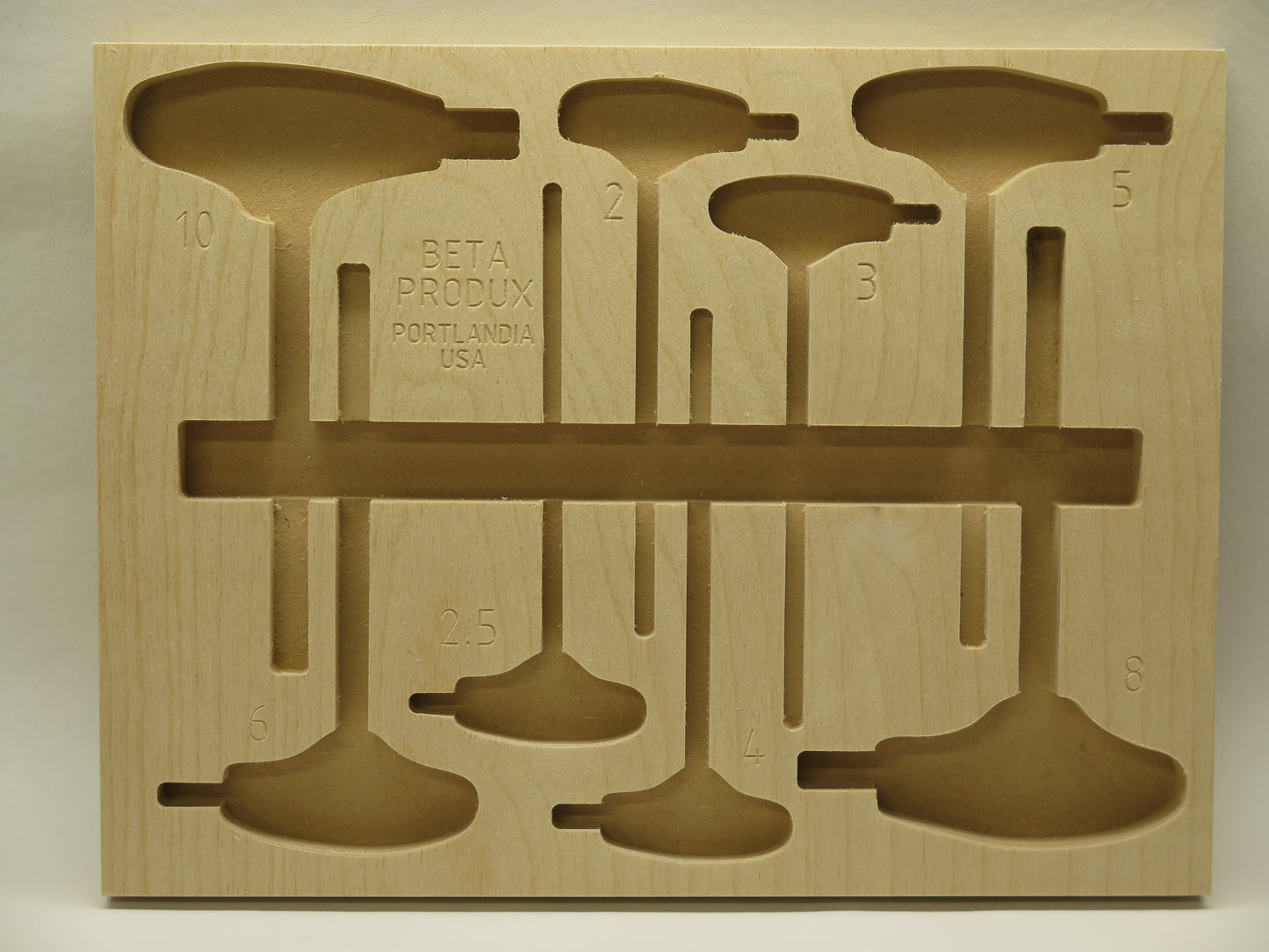 Toolbox Organizer for Klein Tools T-Handle Hex Wrenches