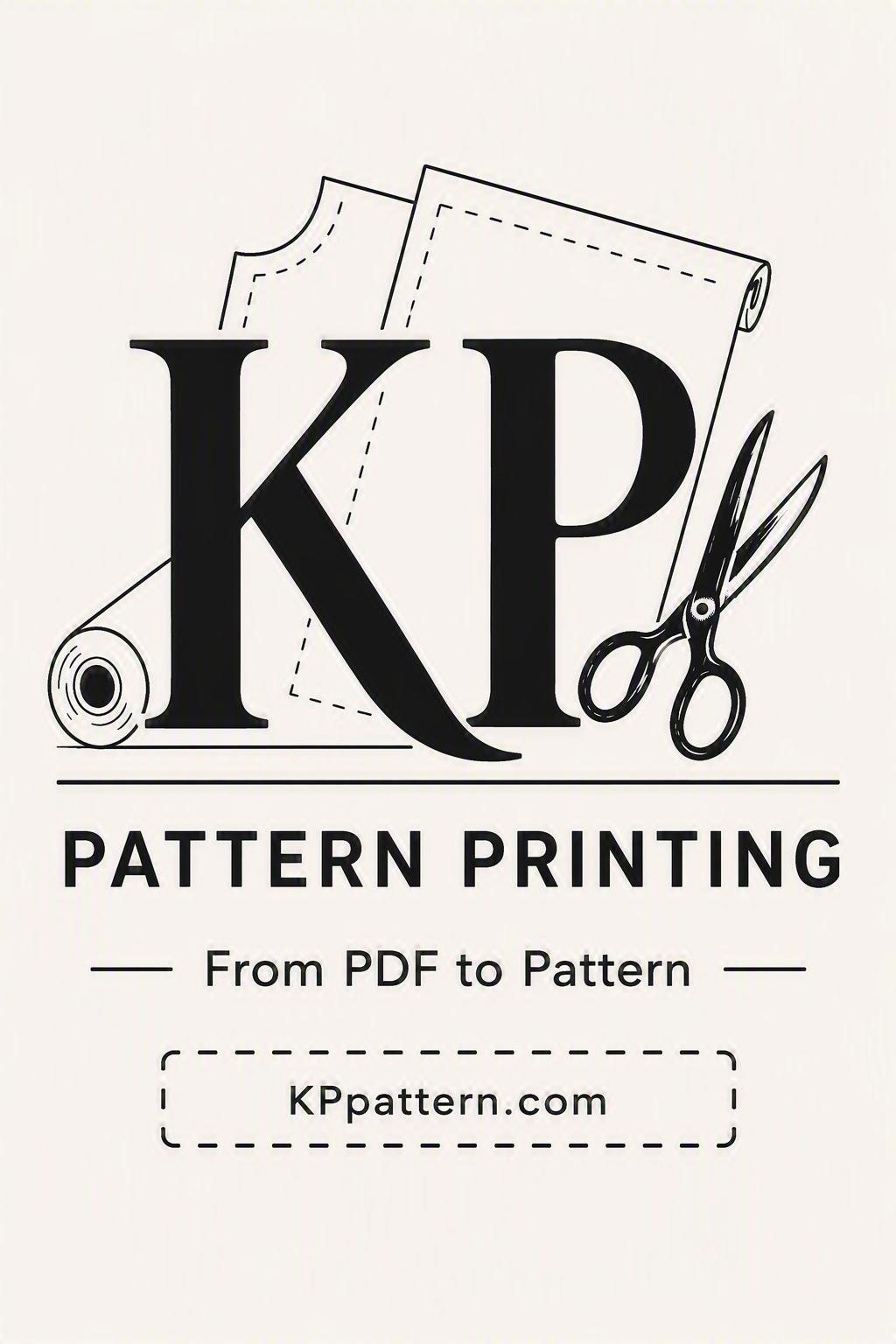 Clothing Pattern Prints by the Page, B&W