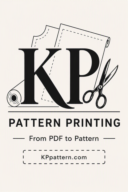 Clothing Pattern Prints by the Page, B&W